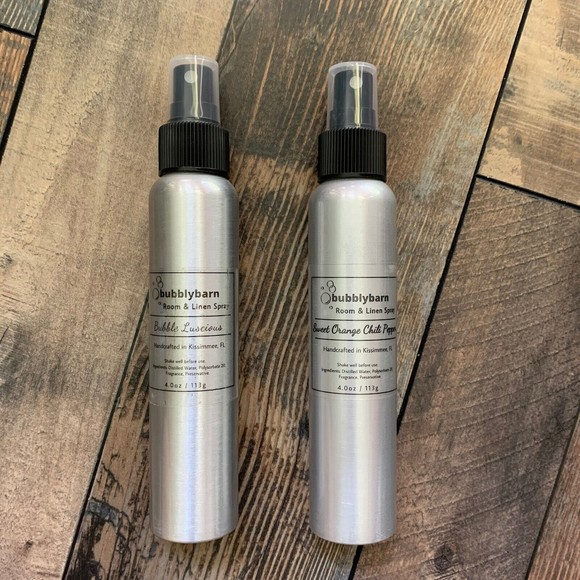 2 Room & Linen Spray Bubble Luscious Sweet Orange Chili Pepper Small Batches - Picture 6 of 6